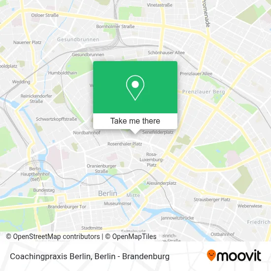 Coachingpraxis Berlin map