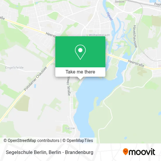 Segelschule Berlin map