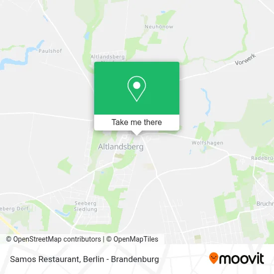 Samos Restaurant map