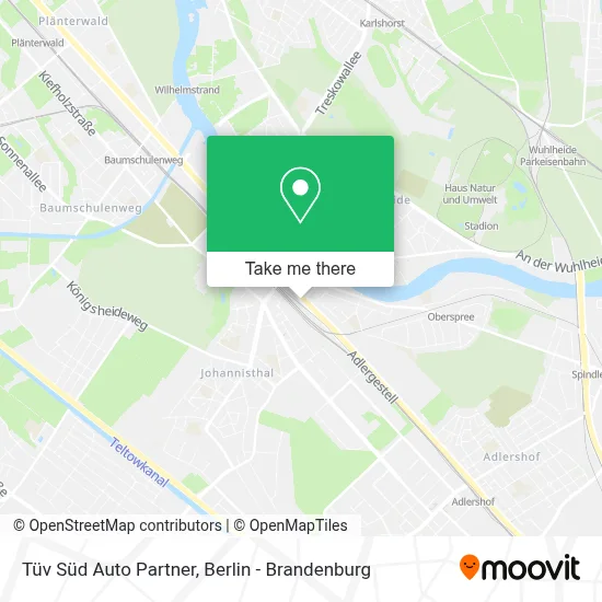 Tüv Süd Auto Partner map
