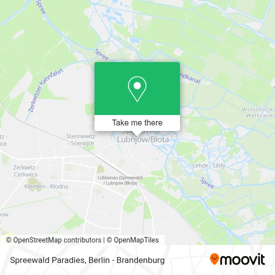 Spreewald Paradies map