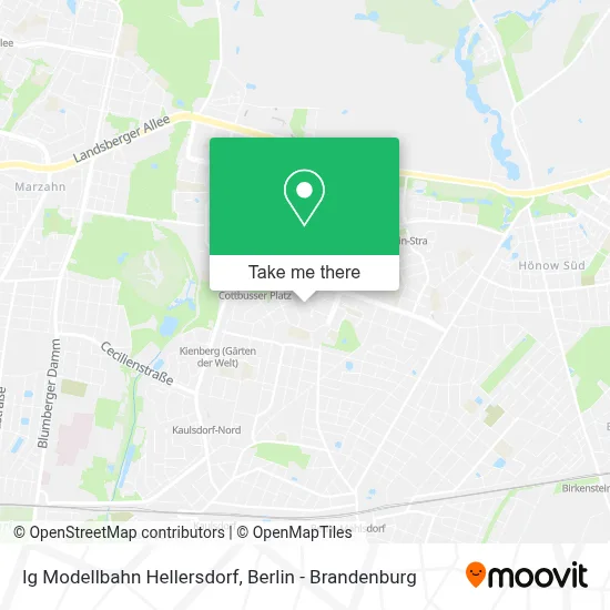 Ig Modellbahn Hellersdorf map