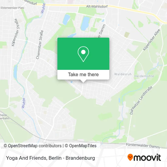 Yoga And Friends map