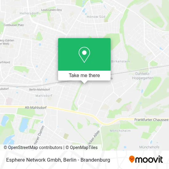 Esphere Network Gmbh map