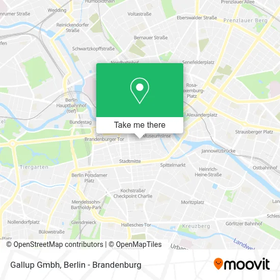 Gallup Gmbh map