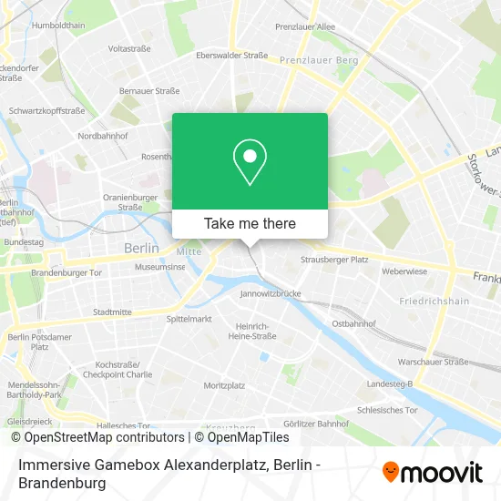 Immersive Gamebox Alexanderplatz map
