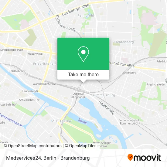 Medservices24 map