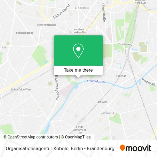 Organisationsagentur Kobold map