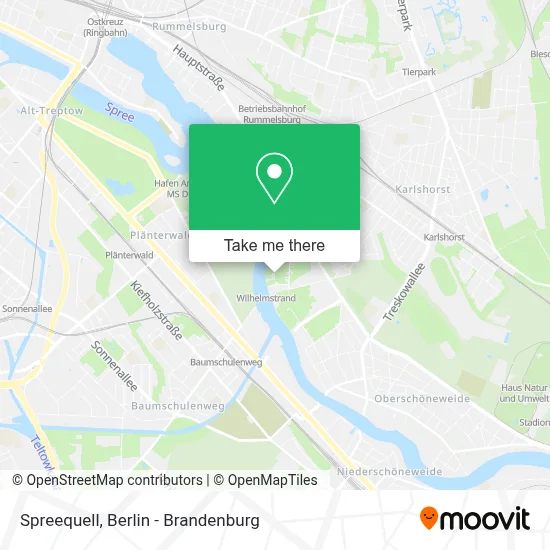 Spreequell map