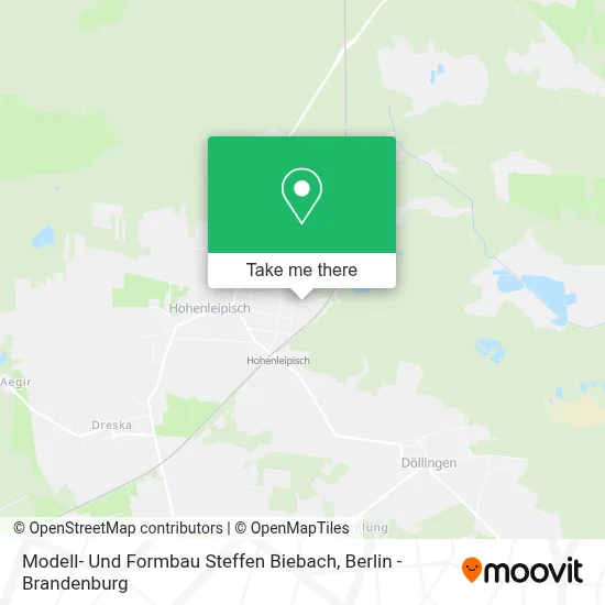 Modell- Und Formbau Steffen Biebach map