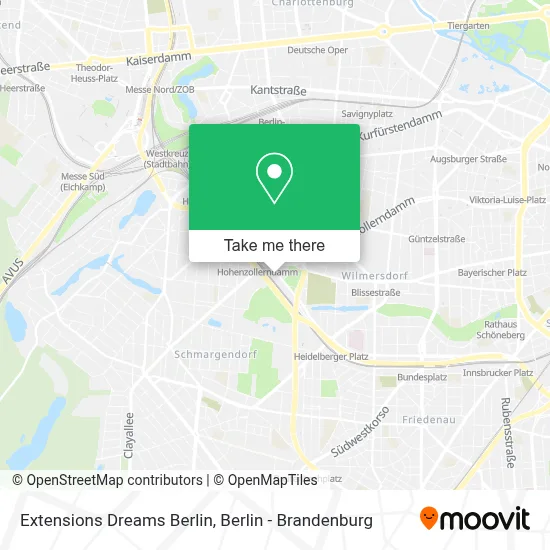 Extensions Dreams Berlin map
