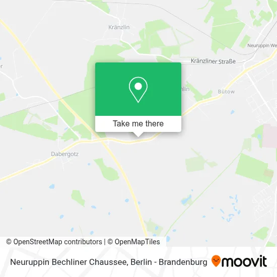 Neuruppin Bechliner Chaussee map