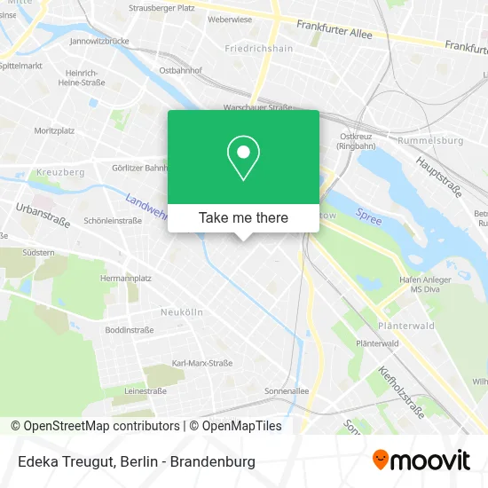 Edeka Treugut map