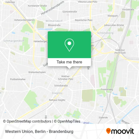 Western Union map