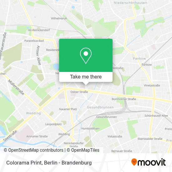 Colorama Print map
