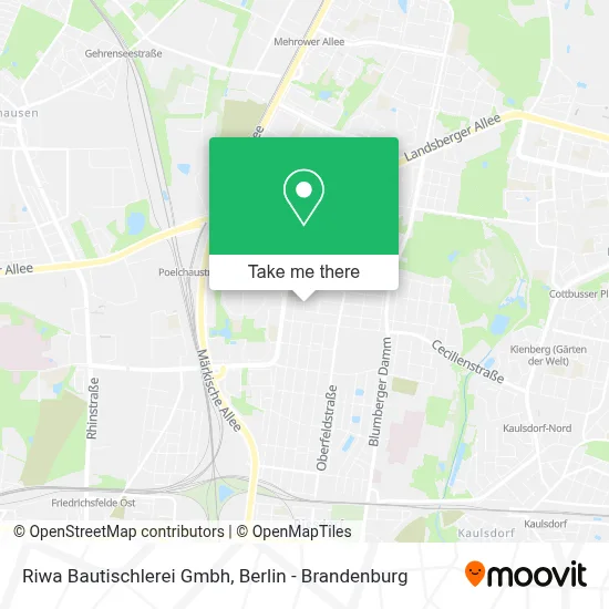 Riwa Bautischlerei Gmbh map