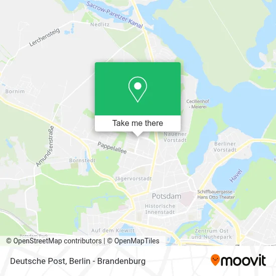 Deutsche Post map