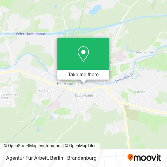 Agentur Fur Arbeit map