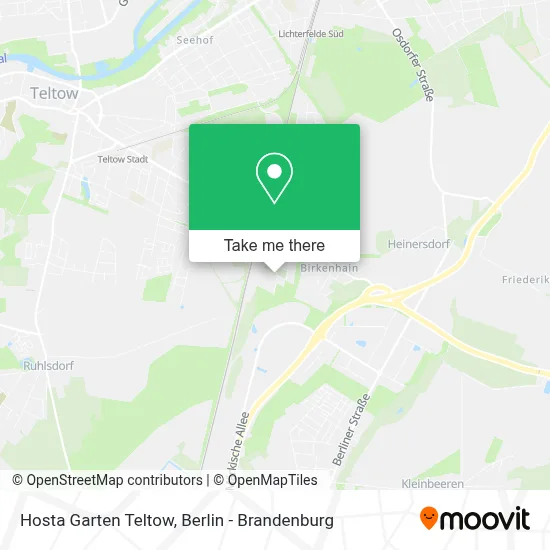 Hosta Garten Teltow map