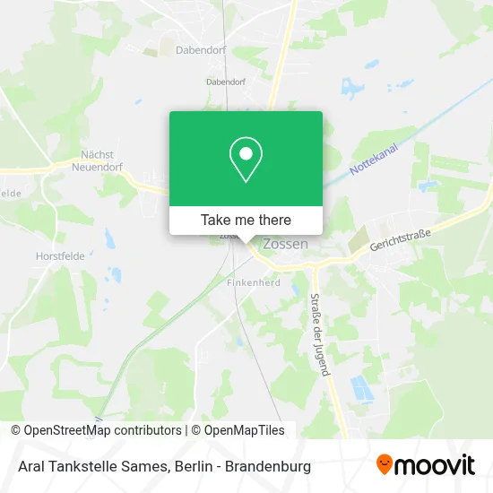 Aral Tankstelle Sames map