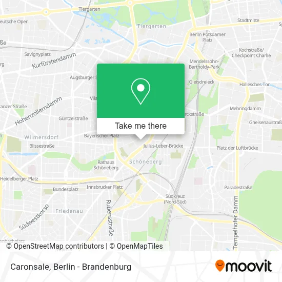 Caronsale map