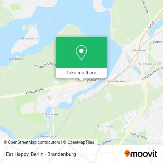 Eat Happy map