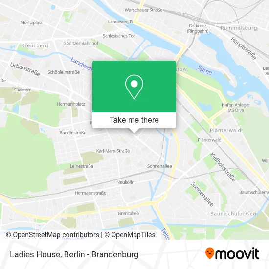 Ladies House map