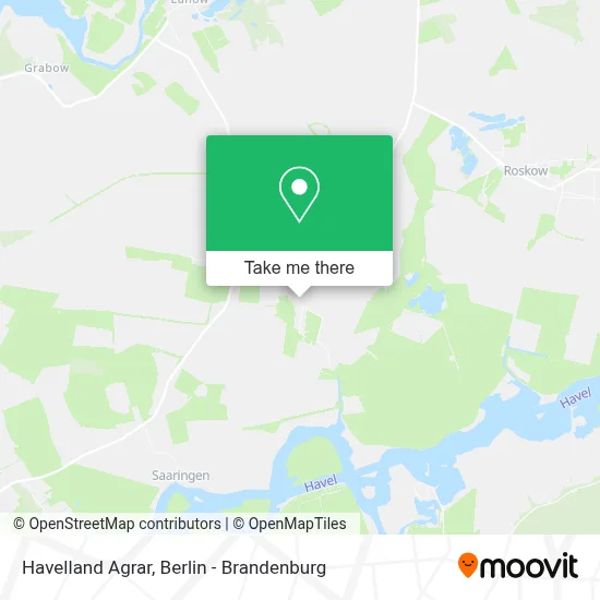 Havelland Agrar map
