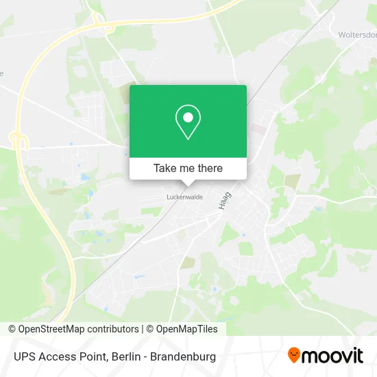 Ups Access Point map