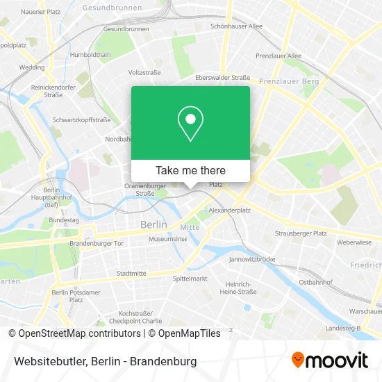 Websitebutler map