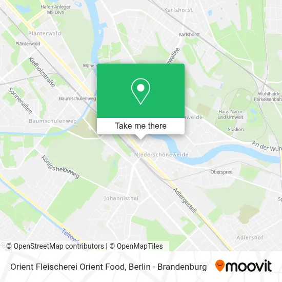 Orient Fleischerei Orient Food map