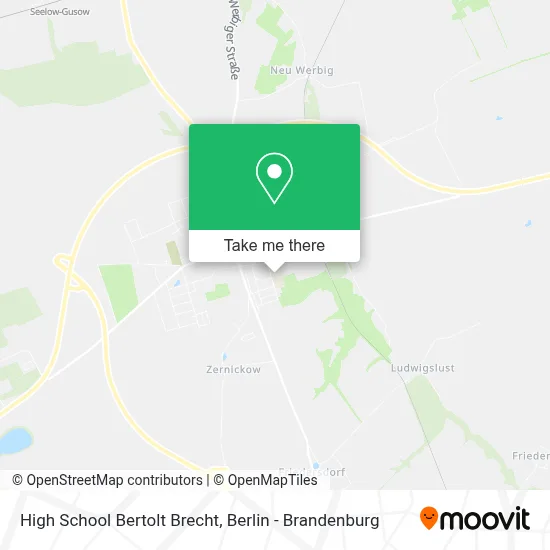 High School Bertolt Brecht map