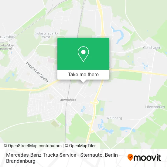 Mercedes-Benz Trucks Service - Sternauto map