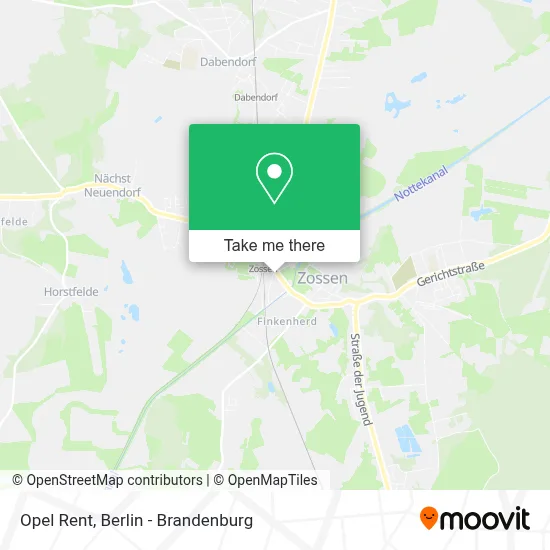 Opel Rent map