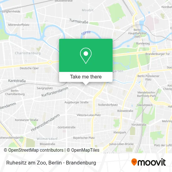 Ruhesitz am Zoo map