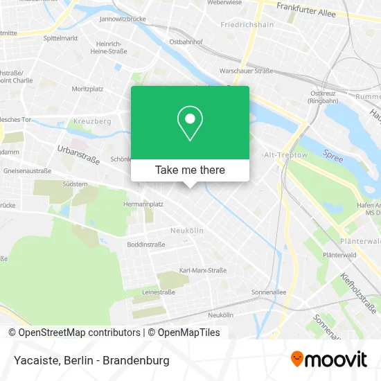 Yacaiste map