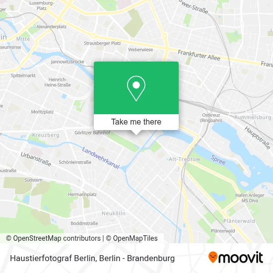 Haustierfotograf Berlin map