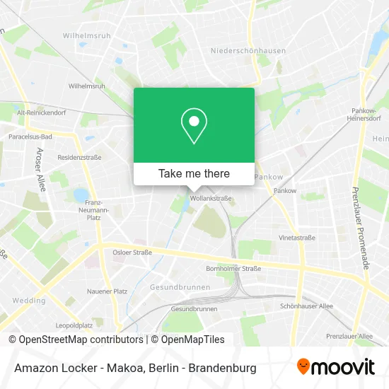 Amazon Locker - Makoa map