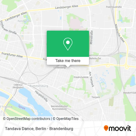 Tandava Dance map