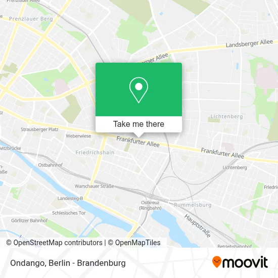 Ondango map