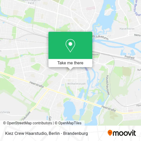 Kiez Crew Haarstudio map