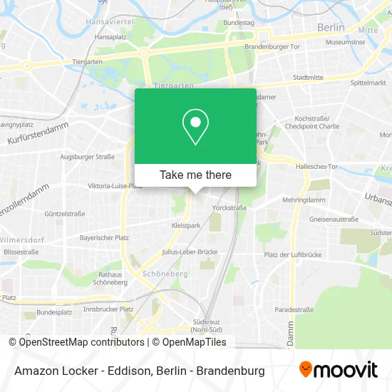 Amazon Locker - Eddison map