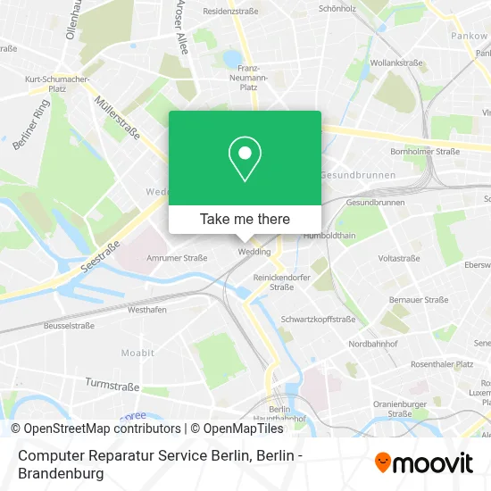Computer Reparatur Service Berlin map