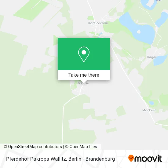 Pferdehof Pakropa Wallitz map