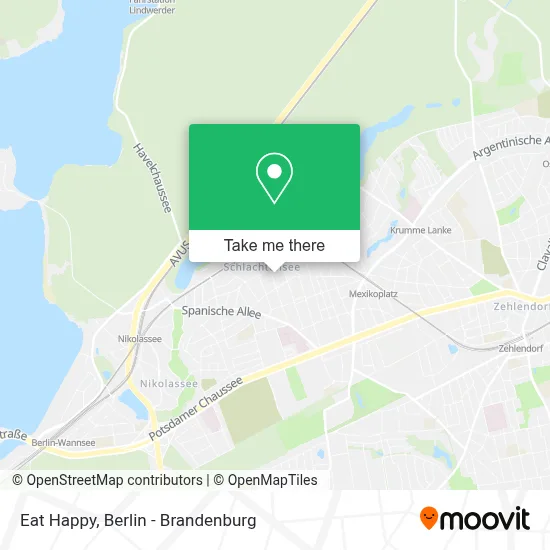 Eat Happy map