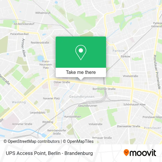 Ups Access Point map