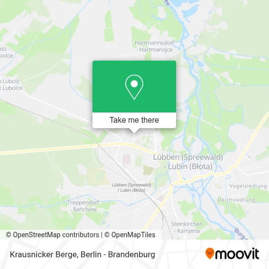 Krausnicker Berge map