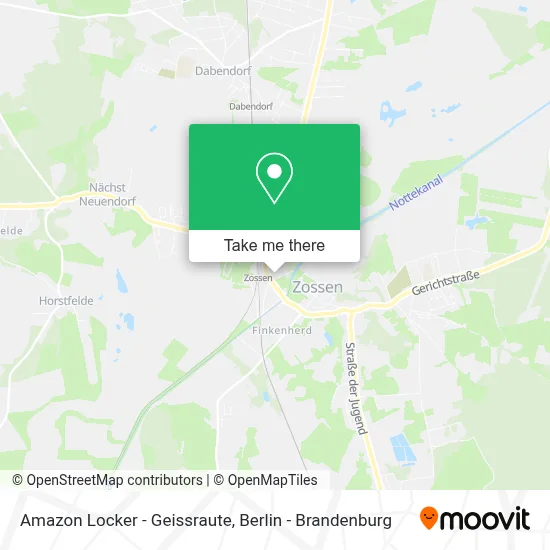 Amazon Locker - Geissraute map