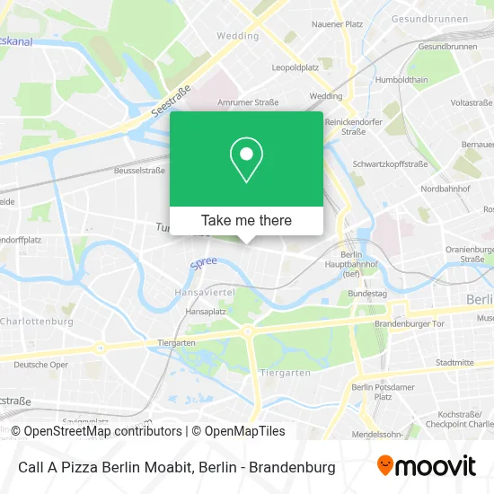 Call A Pizza Berlin Moabit map