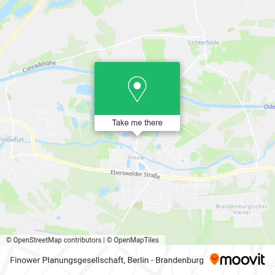 Finower Planungsgesellschaft map
